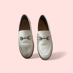 A New Day Cream Flats with Horsebit Detail